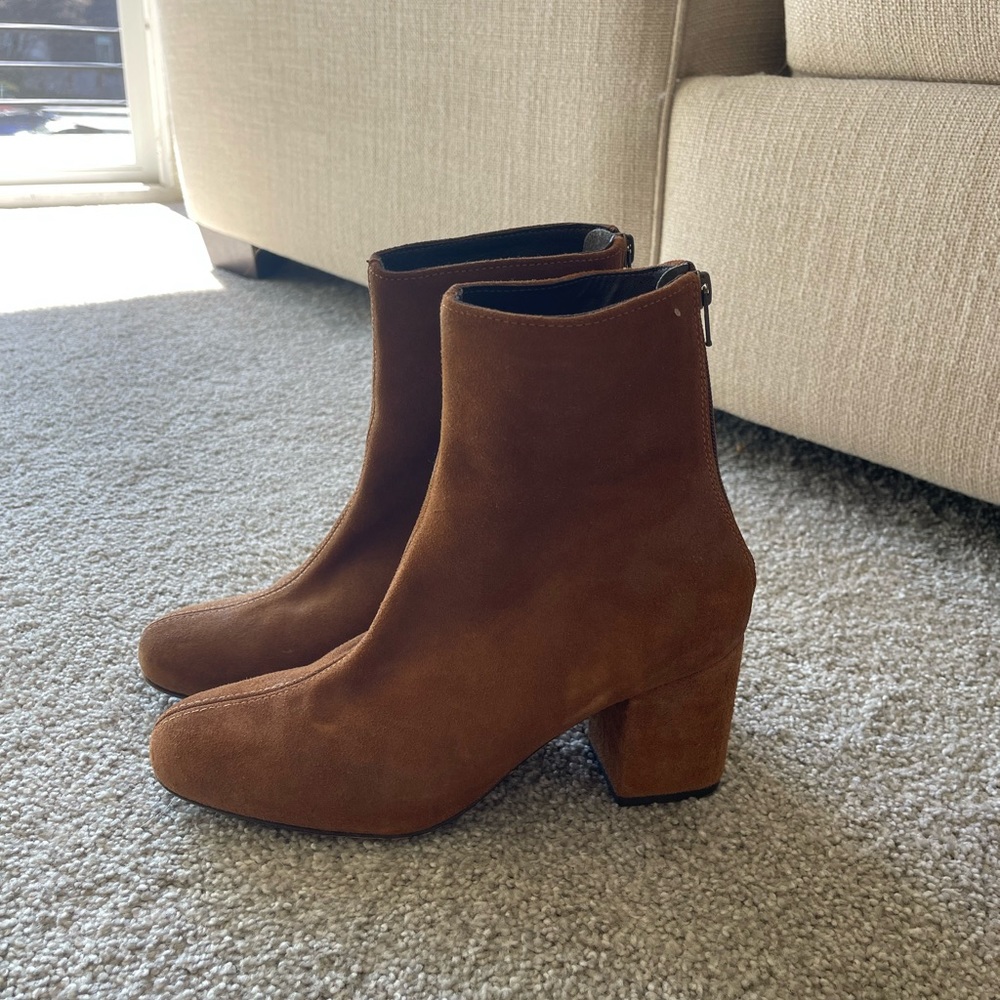 BROWN SUEDE BOOTS